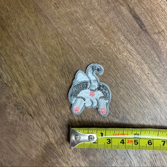 Cat butt iron on patch - Picture 3 of 4